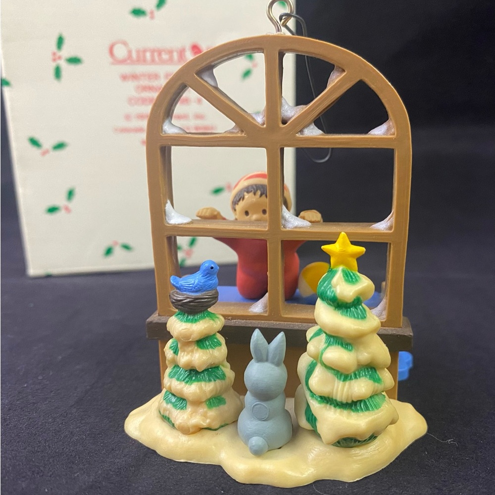 Vintage 1991 Current Winter Friends Christmas Ornament